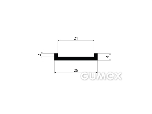 GUMMIPROFILE U-FORM - EPDM